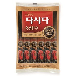 다시다 프리미엄골드 숙성한우12p, 60g, 1개