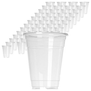 하이퍼 투명 PET 아이스컵 92파이 16온스, 480ml, 1개입, 100개