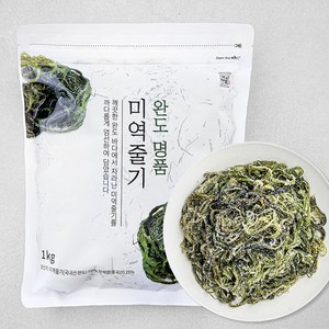 주일 완도 명품 미역줄기, 1kg, 1개