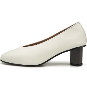 라멜랑주 Round Gray Heel 펌프스 LMS202R