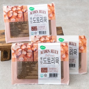 맑은물에 옛맛 도토리묵, 300g, 3개