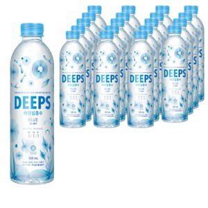 Deeps 블루 먹는해양심층수, 500ml, 20개