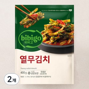 비비고 열무김치, 400g, 2개