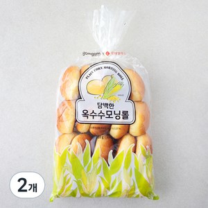 곰곰 담백한 옥수수 모닝롤, 510g, 2개