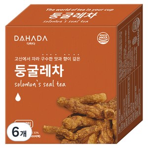 다하다 둥굴레차, 1.2g, 100개입, 6개