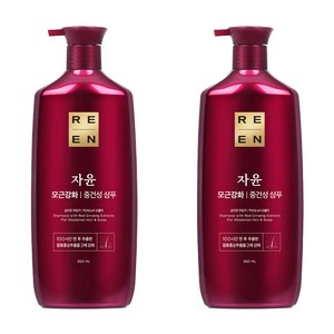 리엔 자윤 모근강화 중건성 샴푸, 950ml, 2개