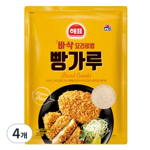 해표 빵가루, 1kg, 4개