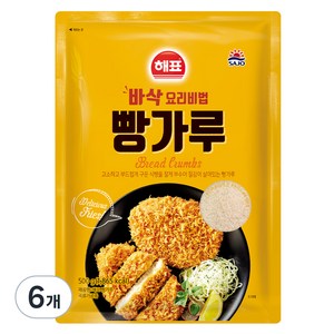 해표 빵가루, 500g, 6개