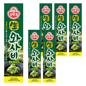 오뚜기 생와사비, 43g, 6개