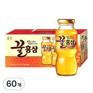 웅진 꿀 홍삼 혼합 음료, 180ml, 60개