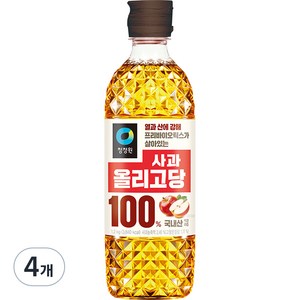 대상 청정원 사과 올리고당, 1.2kg, 4개