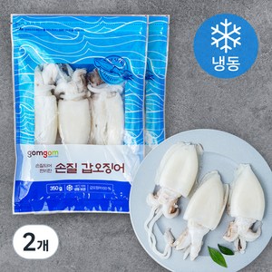 곰곰 손질 갑오징어 (냉동), 350g, 2개