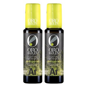 오로바일렌 아르베키나 엑스트라버진 올리브오일, 100ml, 2개