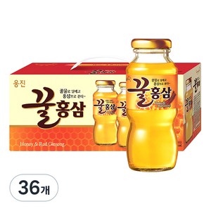 웅진 꿀 홍삼 혼합 음료, 180ml, 36개