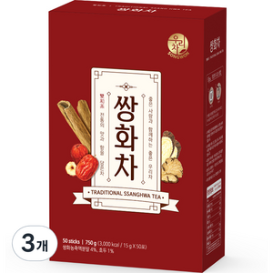 우리차 쌍화차, 15g, 50개입, 3개