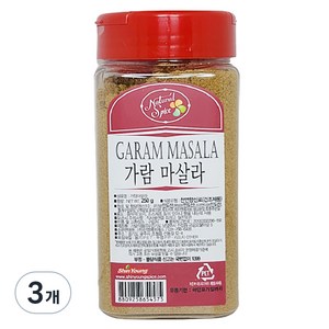 내츄럴스파이스 가람마살라, 250g, 3개