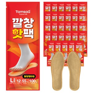 탐사 남성용 깔창 핫팩 국내생산 2입세트, 30개