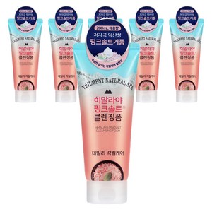 히말라야핑크솔트 내추럴 스파 클렌징 폼, 200ml, 6개