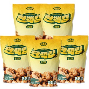 단슐랭 단백킹 콘소메 단백질 과자 간식, 80g, 5개