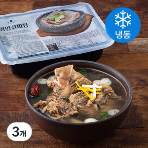 강강술래 영양갈비탕 (냉동), 1kg, 3개