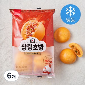 삼립호빵 미니 꼬마피자 6개입 (냉동), 240g, 6개