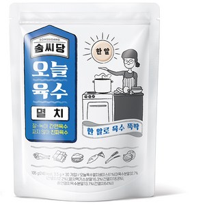 팔도 솜씨당 오늘 육수 멸치, 105g, 1개