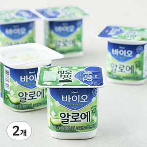 매일바이오 알로에 떠먹는 요구르트 80g x 6p, 480g, 2개