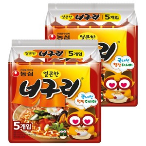 너구리 얼큰한 맛 120g, 10개