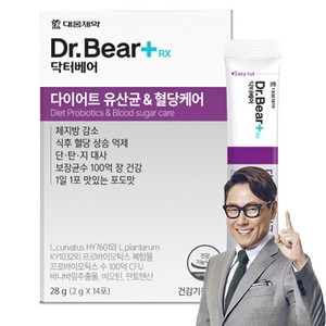 닥터베어RX 다이어트 유산균 & 혈당케어, 28g, 1개