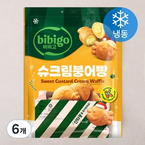 비비고 슈크림 붕어빵 (냉동), 300g, 6개