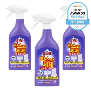 홈스타 락스와 세제 스프레이 후로랄, 500ml, 3개