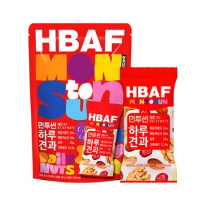 HBAF 바프 먼투썬 하루견과 레드, 200g, 1개