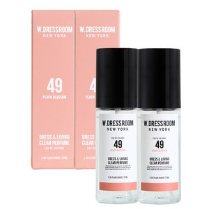 더블유드레스룸 드레스퍼퓸 70ml, No.49 피치블러썸, 2개