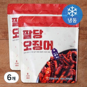 거북이달린다 팔당오징어 (냉동), 6개, 400g