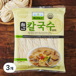 칠갑농산 칼국수 전문점용, 1kg, 3개