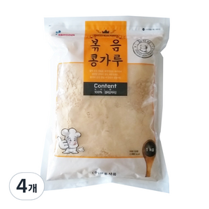 한울식품 볶음 콩가루, 4개, 1kg