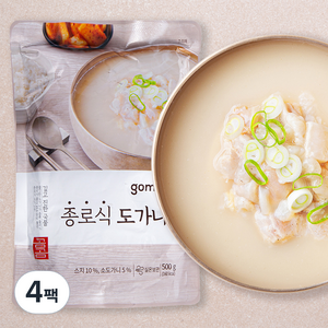 곰곰 종로식 도가니탕, 500g, 4개