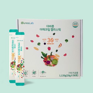 퓨어스랩 더바른 야채과일 젤리스틱 56p, 1.12kg, 1개