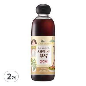 새미네부엌 진간장, 830ml, 2개