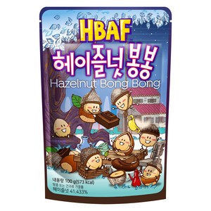 바프 헤이즐넛 봉봉, 100g, 1개