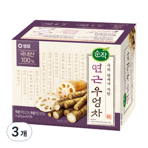 순작 연근우엉차, 3개, 40개입, 0.8g