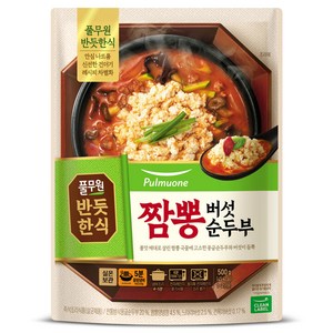 풀무원 반듯한식 짬뽕버섯 순두부, 500g, 1개