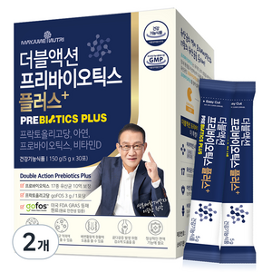 메이준뉴트리 더블액션 프리바이오틱스 플러스, 150g, 2개