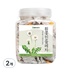 이너블릭 흰민들레 티백차, 1g, 100개입, 2개