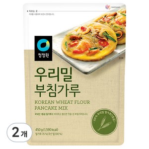 [청정원]우리밀 부침가루, 450g, 2개