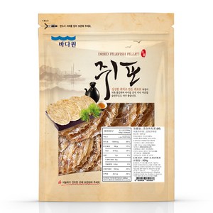 바다원 쫄깃쫄깃 대왕 쥐포, 500g, 1개