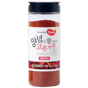 햇님마을 양념이 잘 어우러지는 국산 고춧가루 보통매운맛, 1개, 110g