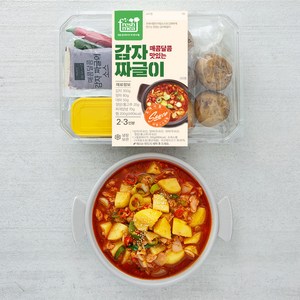 프레시밀 감자 짜글이 밀키트 2~3인분, 770g, 1팩