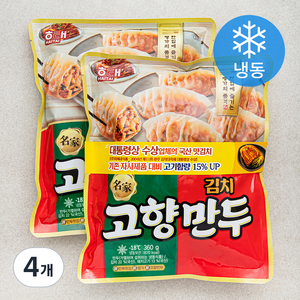 명가 김치 고향만두 (냉동), 360g, 4개