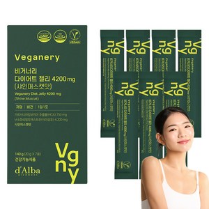 달바 비거너리 다이어트 젤리 4200mg 샤인머스캣맛 7p, 140g, 1개